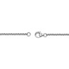Thumbnail Image 4 of Men's Black Spinel Wolf Circle Necklace Sterling Silver & 14K Yellow Gold Plating 20&quot;