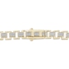 Thumbnail Image 3 of Men's Multi-Diamond Rectangle Link Necklace 2-1/6 ct tw 10K Yellow Gold 20&quot;