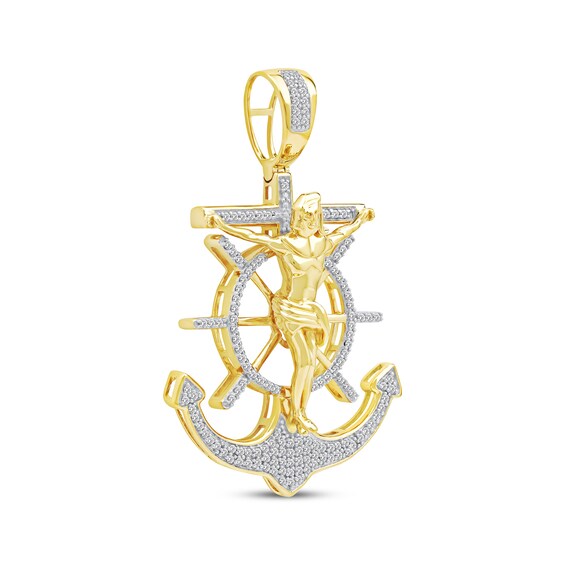 Avariah 10K Yellow Gold 3-D Deer Head Charm - 39.35mm