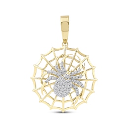 Men's Diamond Spider Charm 3/8 ct tw 10K Yellow Gold