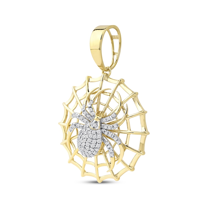 Main Image 2 of Men's Diamond Spider Charm 3/8 ct tw 10K Yellow Gold