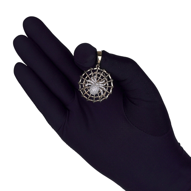 Main Image 4 of Men's Diamond Spider Charm 3/8 ct tw 10K Yellow Gold