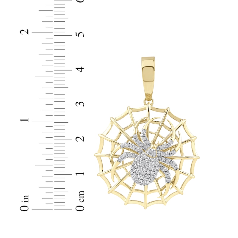 Main Image 5 of Men's Diamond Spider Charm 3/8 ct tw 10K Yellow Gold