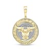 Thumbnail Image 1 of Men's Diamond Bull Head Charm 1/2 ct tw 10K Yellow Gold