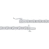 Thumbnail Image 2 of KAY Lab-Grown Diamonds Baguette & Round-Cut Riviera Necklace 20-3/4 ct tw 14K White Gold