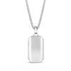 Thumbnail Image 3 of Men's Black Onyx Dog Tag Necklace Sterling Silver 24"