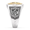Thumbnail Image 3 of True Fans Green Bay Packers Championship Ring Sterling Silver & 10K Yellow Gold Ring