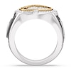 Thumbnail Image 2 of True Fans Buffalo Bills Championship Ring Sterling Silver & 10K Yellow Gold Ring