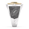 Thumbnail Image 4 of True Fans Buffalo Bills Championship Ring Sterling Silver & 10K Yellow Gold Ring