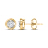 Thumbnail Image 1 of Radiant Reflections Diamond Solitaire Stud Earrings 1/3 ct tw 10K Yellow Gold (J/I3)