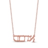 Thumbnail Image 3 of Diamond Hebrew &quot;Grandma&quot; Necklace 1/10 ct tw 10K Rose Gold 18&quot;