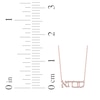 Thumbnail Image 5 of Diamond Hebrew &quot;Grandma&quot; Necklace 1/10 ct tw 10K Rose Gold 18&quot;