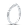 Thumbnail Image 2 of Now + Forever Diamond Contour Anniversary Ring 1/6 ct tw 10K White Gold