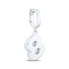 Thumbnail Image 2 of Charmed Memories Number 8 Charm Sterling Silver