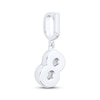 Thumbnail Image 3 of Charmed Memories Number 8 Charm Sterling Silver
