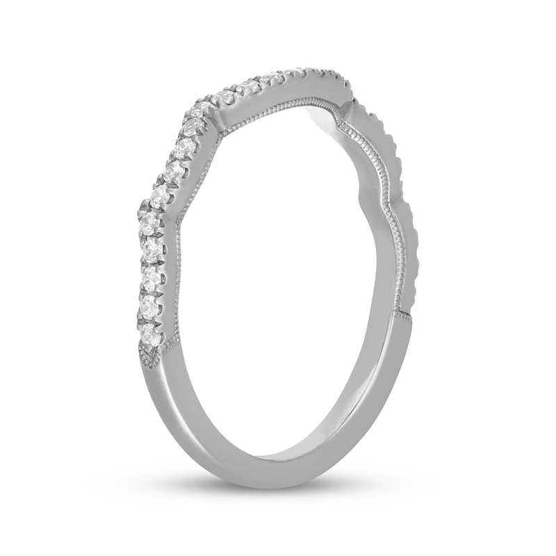 Main Image 2 of Neil Lane Diamond Contour Wedding Band 1/4 ct tw 14K White Gold