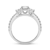 Thumbnail Image 2 of Memories Moments Magic Princess-Cut Diamond Three-Stone Engagement Ring 1 ct tw 14K White Gold