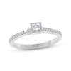 Thumbnail Image 1 of THE LEO Prisma Diamond Princess-Cut Engagement Ring 3/8 ct tw 14K White Gold