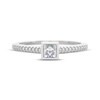 Thumbnail Image 3 of THE LEO Prisma Diamond Princess-Cut Engagement Ring 3/8 ct tw 14K White Gold