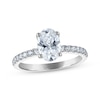 Thumbnail Image 1 of Now + Forever Certified Oval-Cut Diamond Engagement Ring 1-3/4 ct tw 14K White Gold