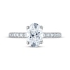 Thumbnail Image 3 of Now + Forever Certified Oval-Cut Diamond Engagement Ring 1-3/4 ct tw 14K White Gold