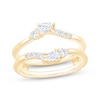 Thumbnail Image 1 of Now + Forever Lab-Grown Diamonds Pear-Shaped & Round-Cut Contour Enhancer Ring 1/2 ct tw 14K Yellow Gold
