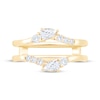 Thumbnail Image 3 of Now + Forever Lab-Grown Diamonds Pear-Shaped & Round-Cut Contour Enhancer Ring 1/2 ct tw 14K Yellow Gold