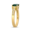 Thumbnail Image 2 of Le Vian Octagon-Cut Natural Emerald Ring 1/10 ct tw Diamonds 14K Honey Gold