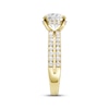 Thumbnail Image 3 of Now + Forever Lab-Grown Diamonds Round-Cut Hidden Halo Engagement Ring 2-1/2 ct tw 14K Yellow Gold