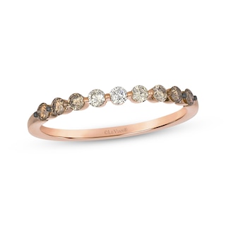 Le Vian Desert Diamonds Ring 1/3 ct tw 14K Strawberry Gold