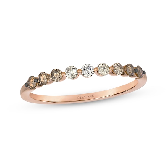 Le Vian Desert Diamonds Ring 1/3 ct tw 14K Strawberry Gold