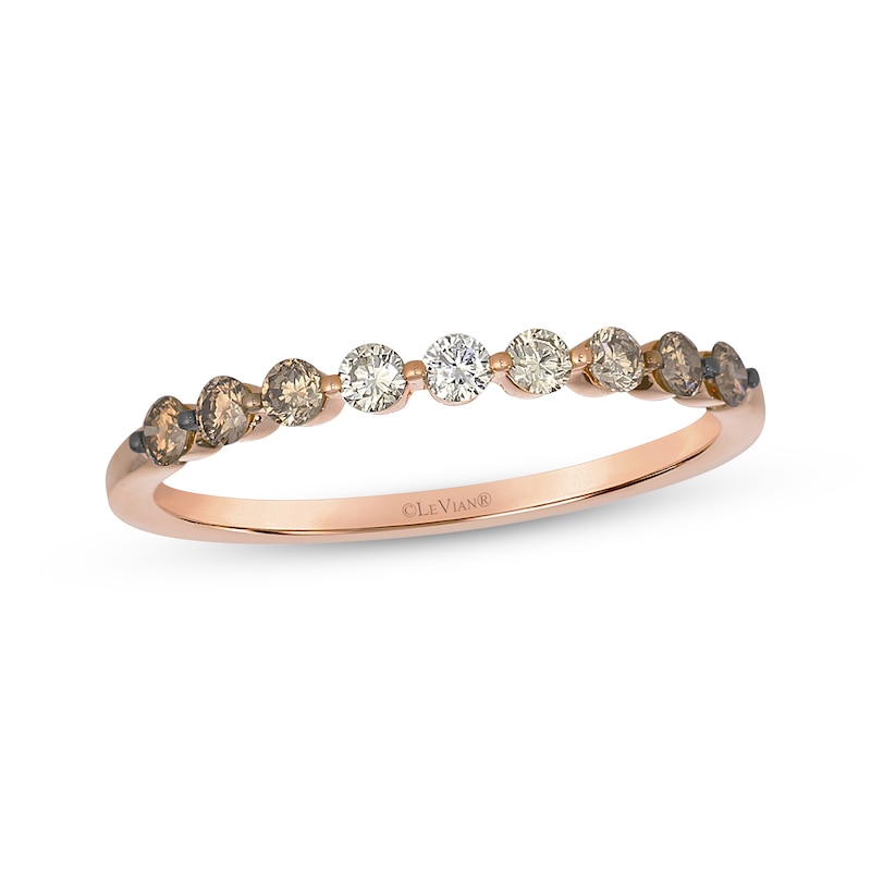 Main Image 1 of Le Vian Desert Diamonds Ring 1/3 ct tw 14K Strawberry Gold