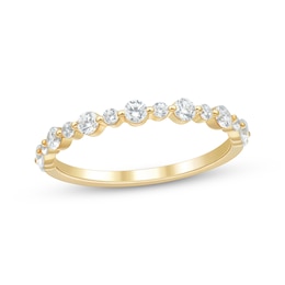 Now + Forever Diamond Anniversary Ring 1/2 ct tw 10K Yellow Gold