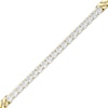 Thumbnail Image 2 of KAY Lab-Grown Diamonds Mini Curb Chain Bracelet 1/2 ct tw 10K Yellow Gold 7.25"