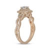 Thumbnail Image 2 of Neil Lane Desert Diamonds Princess-Cut Double Halo Engagement Ring 1 ct tw 14K Yellow Gold