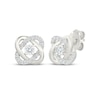 Thumbnail Image 1 of KAY Lab-Grown Diamonds Knot Stud Earrings 1/2 ct tw Sterling Silver
