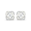 Thumbnail Image 2 of KAY Lab-Grown Diamonds Knot Stud Earrings 1/2 ct tw Sterling Silver