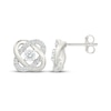 Thumbnail Image 3 of KAY Lab-Grown Diamonds Knot Stud Earrings 1/2 ct tw Sterling Silver
