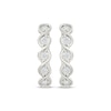 Thumbnail Image 2 of KAY Lab-Grown Diamonds Twist Hoop Earrings 1/10 ct tw Sterling Silver