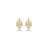 Thumbnail Image 2 of KAY Lab-Grown Diamonds Multi-Stone Rhombus Stud Earrings 1/10 ct tw 10K Yellow Gold
