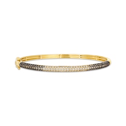 Le Vian Vault Chocolate Ombré Diamond Bangle Bracelet 2 ct tw 14K Honey Gold 6.75"