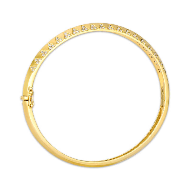 Main Image 2 of Le Vian Vault Diamond Bangle Bracelet 3/4 ct tw 14K Honey Gold