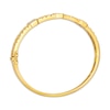 Thumbnail Image 2 of Le Vian Vault Diamond Pebbled Bangle Bracelet 1/4 ct tw 14K Honey Gold 6.75"
