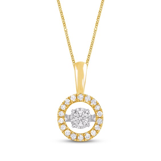 Unstoppable Love Diamond Necklace 1/4 ct tw 10K Yellow Gold 19"