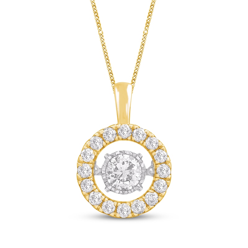 Main Image 1 of Unstoppable Love Diamond Necklace 1 ct tw 14K Yellow Gold 19"