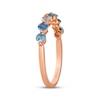 Thumbnail Image 2 of Le Vian Montana Sapphire Ombré Seven-Stone Ring 14K Strawberry Gold