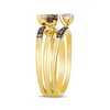 Thumbnail Image 2 of Le Vian Multi-Shape Diamond Three-Row Ring 7/8 ct tw 14K Honey Gold