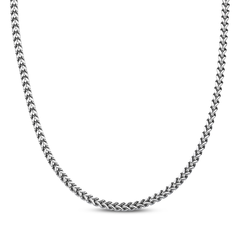 Main Image 1 of 6mm Foxtail Chain Necklace Stainless Steel 26"