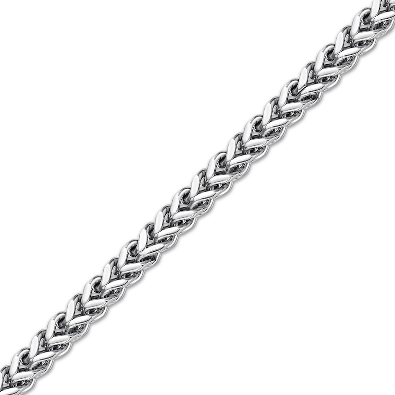 Main Image 3 of 6mm Foxtail Chain Necklace Stainless Steel 26"