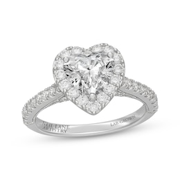 Neil Lane Artistry Heritage Heart-Shaped Lab-Grown Diamond Engagement Ring 2-1/4 ct tw 14K White Gold